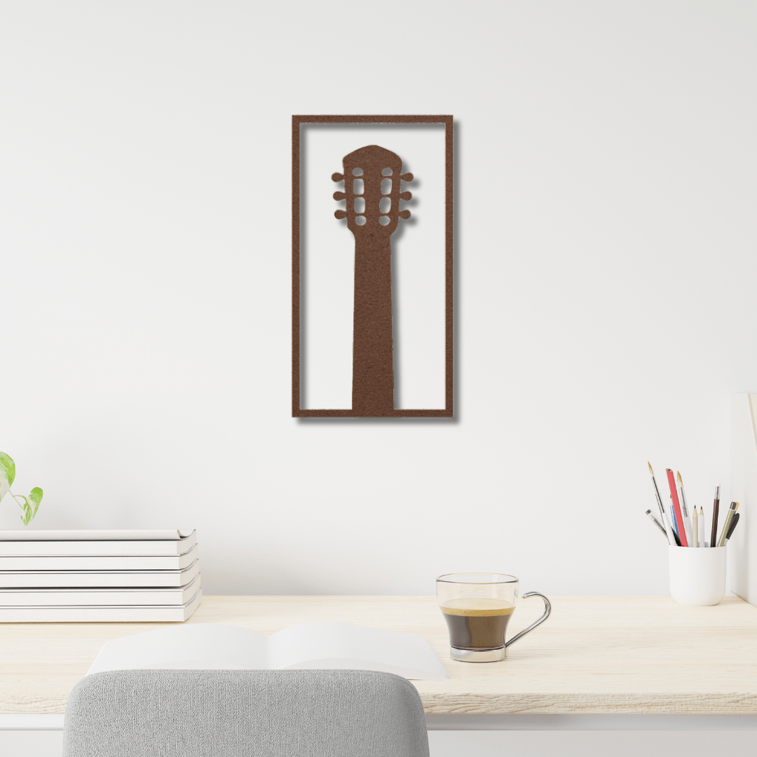 Wall Art Copper / 12 Inch Guitar Neck Wall Art