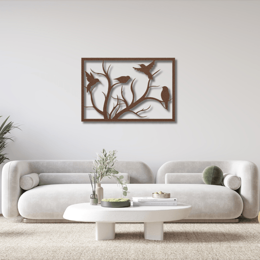 Wall Art Copper / 12 Inch Peaceful Bird Wall Art