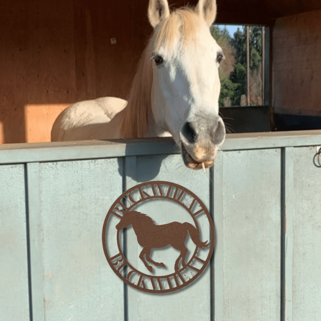 Wall Art Copper / 12 Inch Swift Gallop Nameplate