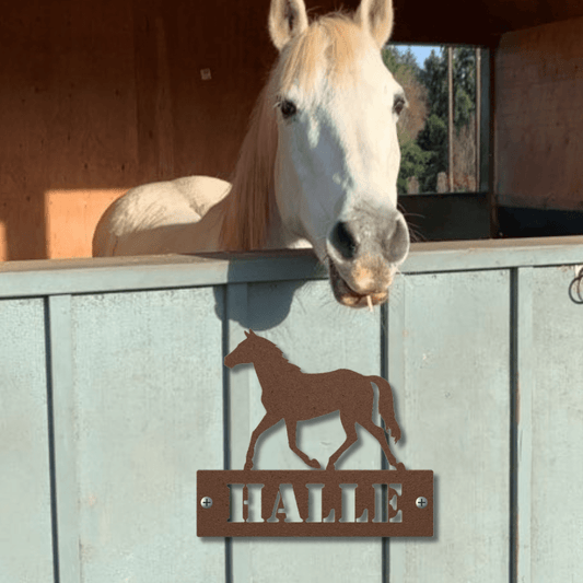 Wall Art Copper / 12 Inch Timeless Trot Nameplate