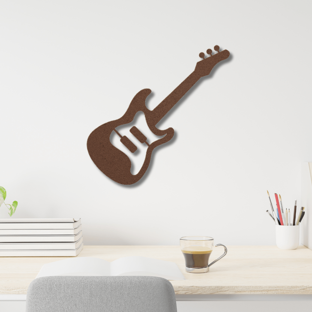 Wall Art Copper / 14 Inch Electric Guitar Wall Art